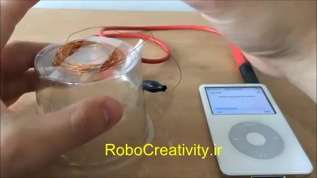 ساخت بلندگوی ساده RoboCreativity.ir