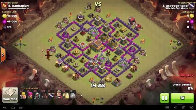 Clash of Clans - TH8 - Full Hog - War 76 - xspeedyhand