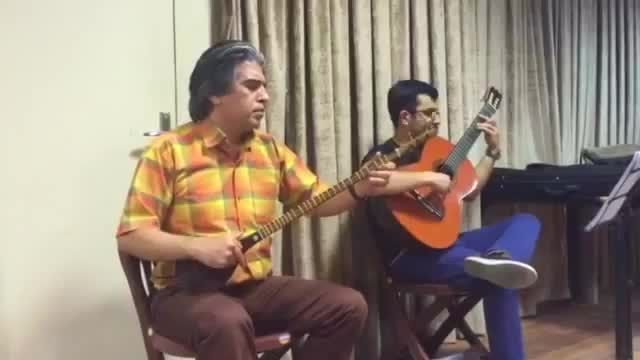 بداهه نوازی سه تار در آواز اصفهان