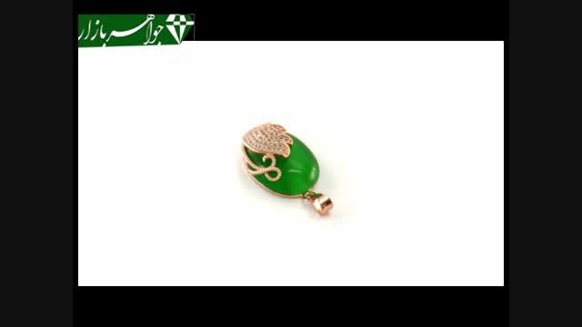 مدال چشم گربه درشت طرح بهار زنانه - کد 7005