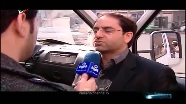 مچ گیری از راننده متخلف آمبولانس اورژانس در تهران