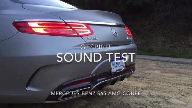sound test Mercedes Benz S65 - تست صدای مرسدس اس 65کوپه