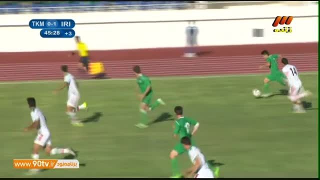 خلاصه بازی: ترکمنستان ۱-۱ ایران