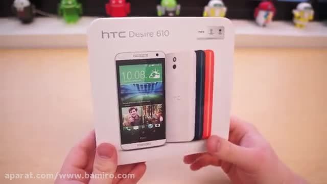 فیلم توضیحات HTC Desire 610  از بامیرو