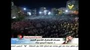 مراسم استقبال از دکتر احمدی نژاد در ضاحیه لبنان