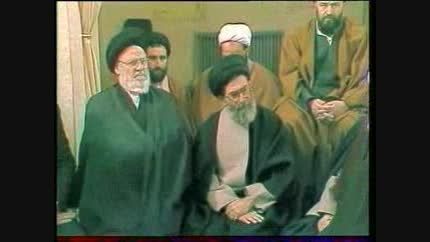 مراسم اعطای وصیت نامه امام خمینی به مسئولین مملکتی