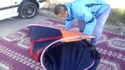 آموزش جم کردن چادر مسافرتی