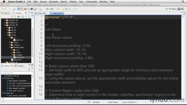 فیلم آموزش Building Flexible Layout - CSS: Page Layouts