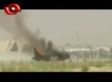 سقوط جنگنده و پریدن خلبان به بیرون