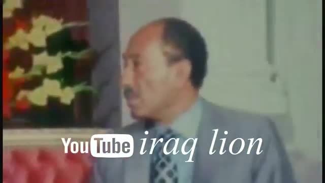 انور سادات و صدام در کنار هم