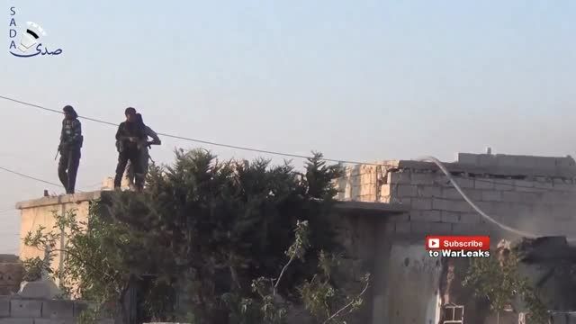 انتحاری داعش زیر پای نیروهای ارتش آزاد