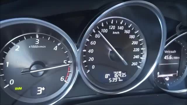 Mazda CX-5 2.2D acceleration/0-160