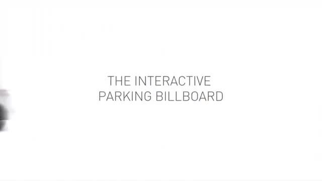 بیلبورد راهنما برای پارک کردن خودرو