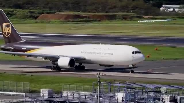 تیک آف شگفت انگیز بوئینگ 767 فرودگاه ناریتا