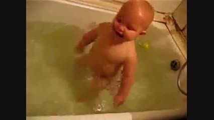 شنا کردن کودک !