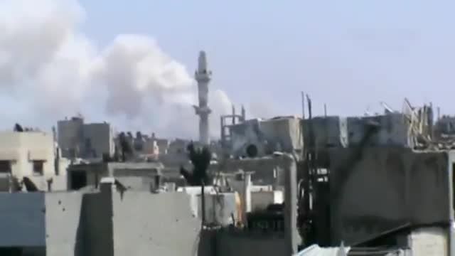 انفجار بزرگ ذاغه مهمات در سوریه