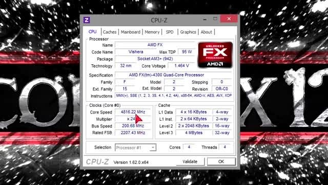 AMD FX 4300 4.8 GHZ