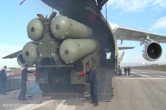 استقرار سامانه موشکی s400 در سوریه
