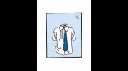 آموزش کراوات دو گره
