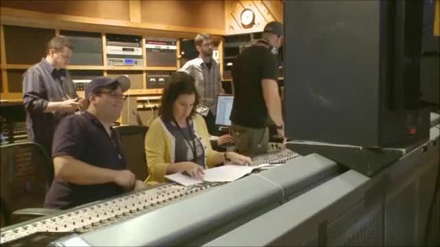 پشت صحنه خواندن اهنگ let it go در استدیو دیزنی