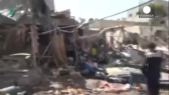 حملات هوایی ارتش سوریه به شهر دوما با بیش از ۸۰ کشته