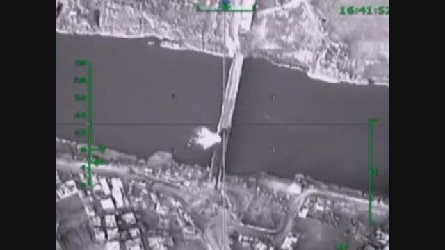 هدف قرار دادن پل ارسال مهمات داعش بر روی رود فرات