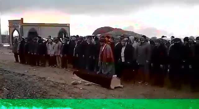 فیلم نماز بر پیکر مرحوم حاج محمد حسین چوبداری