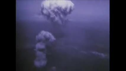 فیلم ضبط شده واقعی از انفجار بمب هسته ای هیروشیما ببین