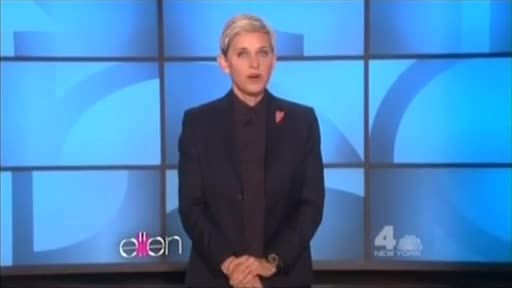 Ellen charm her unexpected guest