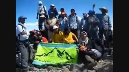 صعود کشوری به قله دالانکوه