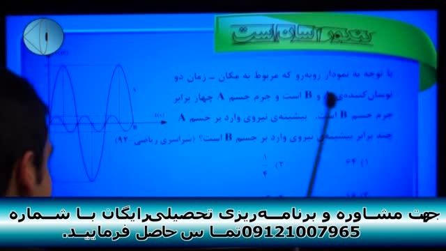 حل تکنیکی تست های فیزیک کنکور با مهندس امیر مسعودی-78