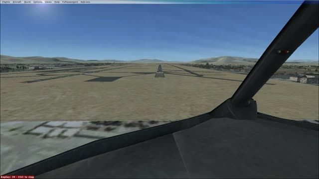 Landing in OISS - AIRBUS A320