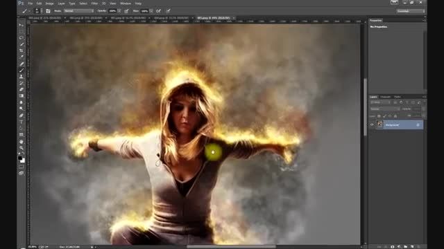 Blazing Spirit Fire Photoshop Action-www.graphiran.com