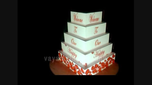 اولین کیک عروسی موزیکال در تهران عرضه شد