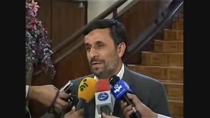 هشدار احمدی نژاد به مجلسیان