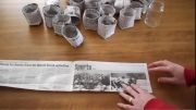 ساخت گلدان کاغذی برای نشاکاری