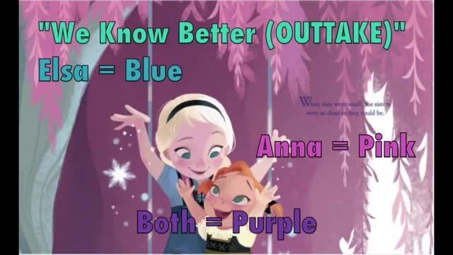 Frozen - We Know Better (OUTTAKE) - Lyrics