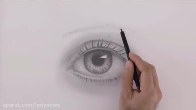 آموزش نقاشی، طراحی چشم