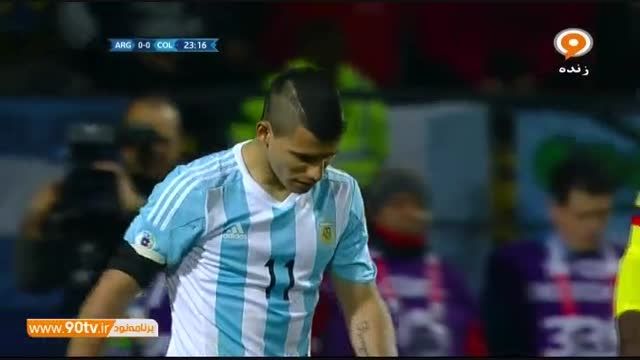 خلاصه بازی: آرژانتین ۰-۰ کلمبیا (ضربات پنالتی ۵-۴)