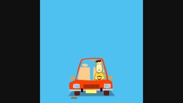 انیمیشن یوروپکار برای تبلیغ اجاره خودرو در ایران