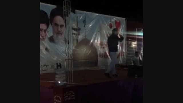 مسعود نیکخواه اجرای جشن خیریه کرمان