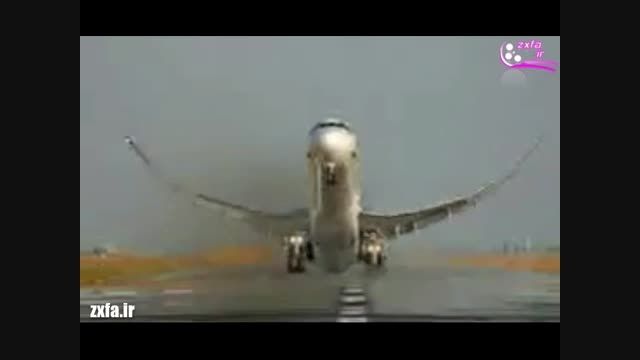 هواپیمای اقای ظریف بعد از توافق