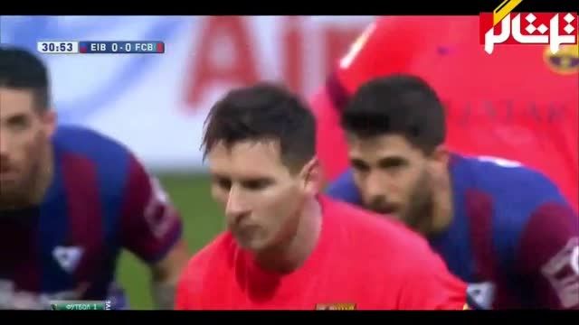 خلاصه بازی : بارسلونا ۲ - ۰ ایبار