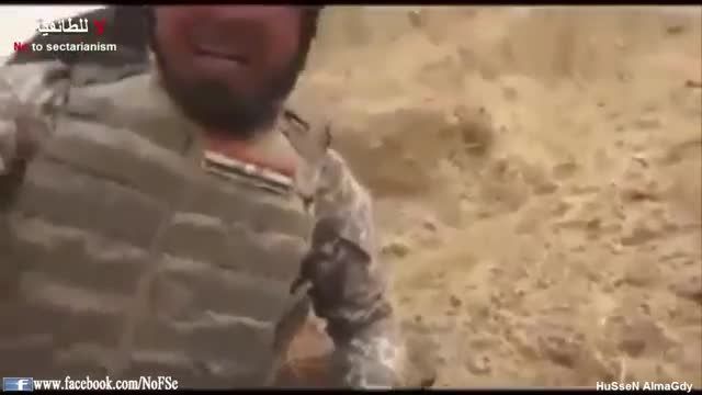 هلاکت انتحاری داعش با موشک حرارتی نیروهای مردمی