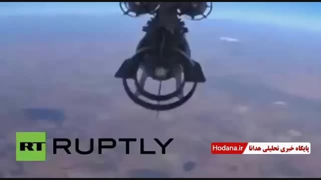 بمباران مواضع داعش توسط جنگنده های روسی
