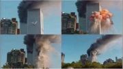 دیده شدن شیطان هنگام آتش گرفتن برج های دوقلوی آمریکا +عکس