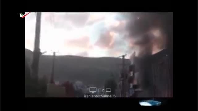 روایت حادثه آتش سوزی در مهاباد از زبان تلویزیون