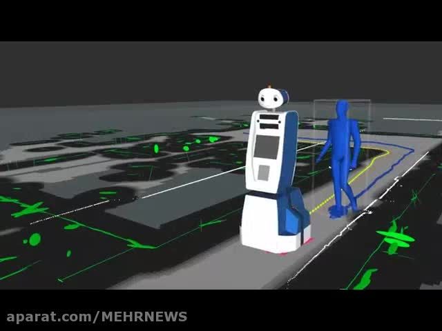 ورود روبات راهنما به فرودگاه آمستردام