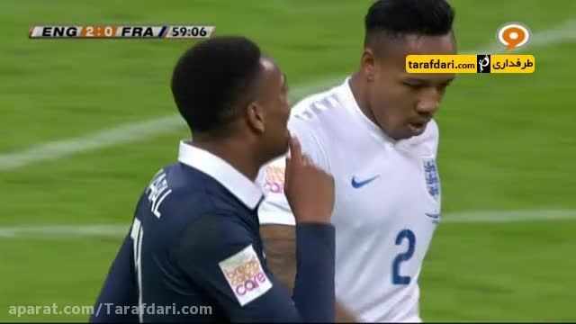 خلاصه بازی انگلیس 2 - 0 فرانسه