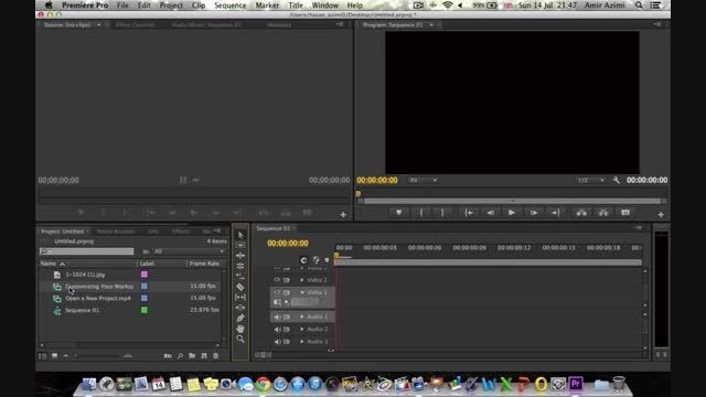 آموزش  Adobe Premiere Pro CS6  قسمت 4 از 12